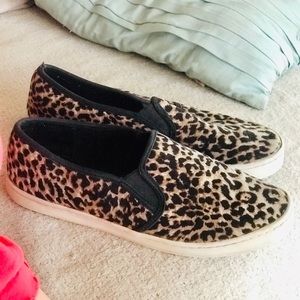 Gently worn cheetah shoes.